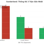 Thống kê Tài Xỉu Sunderland 2025