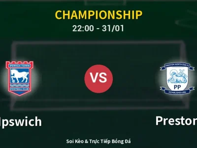 Soi Kèo Ipswich vs Preston – 22:00 31/01 | Nhận Định, Dự Đoán Tỷ Số