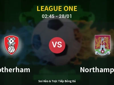 Kết Quả: Rotherham 2-1 Northampton – Highlight & Bàn Thắng | League One