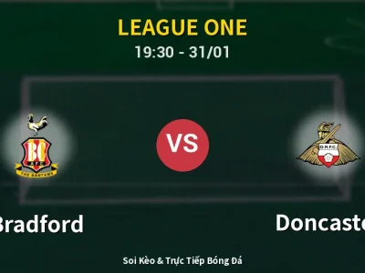 Kết Quả: Bradford 1-0 Doncaster – Highlight & Bàn Thắng | League One