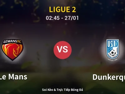 Kết Quả: Le Mans 1-0 Dunkerque – Highlight & Bàn Thắng | Ligue 2
