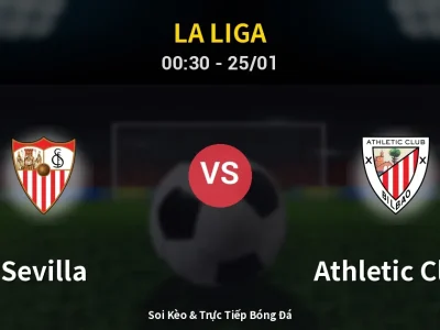 Kết Quả: Sevilla 2-1 Athletic Club – Highlight & Bàn Thắng | La Liga