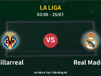 Kết Quả: Villarreal 0-2 Real Madrid – Highlight & Bàn Thắng | La Liga