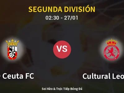 Kết Quả: AD Ceuta FC 3-1 Cultural Leonesa – Highlight & Bàn Thắng | Segunda División