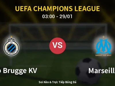 Kết Quả: Club Brugge KV 3-0 Marseille – Highlight & Bàn Thắng | UEFA Champions League