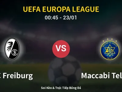 Kết Quả: SC Freiburg 1-0 Maccabi Tel Aviv – Highlight & Bàn Thắng | UEFA Europa League