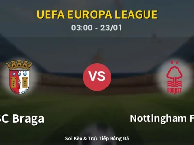 Kết Quả: SC Braga 1-0 Nottingham Forest – Highlight & Bàn Thắng | UEFA Europa League