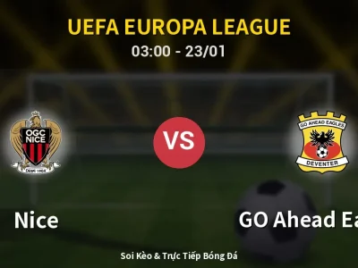 Kết Quả: Nice 3-1 GO Ahead Eagles – Highlight & Bàn Thắng | UEFA Europa League