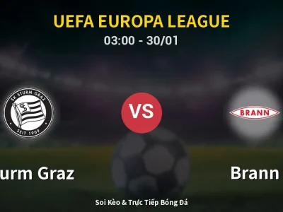 Kết Quả: Sturm Graz 1-0 Brann – Highlight & Bàn Thắng | UEFA Europa League