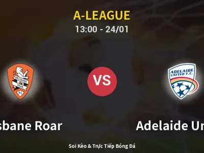 Kết Quả: Brisbane Roar 2-3 Adelaide United – Highlight & Bàn Thắng | A-League