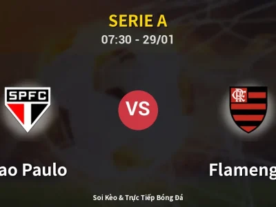 Kết Quả: Sao Paulo 2-1 Flamengo – Highlight & Bàn Thắng | Serie A