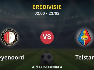 Kết Quả: Feyenoord 2-1 Telstar – Highlight & Bàn Thắng | Eredivisie
