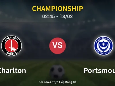 Kết Quả: Charlton 1-3 Portsmouth – Highlight & Bàn Thắng | Championship