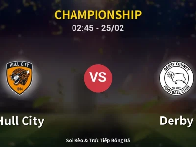 Kết Quả: Hull City 4-2 Derby – Highlight & Bàn Thắng | Championship