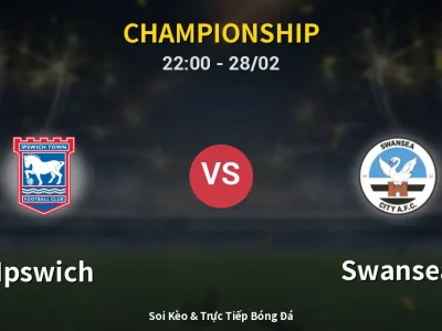 Soi Kèo Ipswich vs Swansea – 22:00 28/02 | Nhận Định, Dự Đoán Tỷ Số