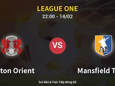 Soi Kèo Leyton Orient vs Mansfield Town – 22:00 14/02 | Nhận Định, Dự Đoán Tỷ Số
