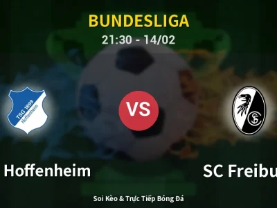 Soi Kèo 1899 Hoffenheim vs SC Freiburg – 21:30 14/02 | Nhận Định, Dự Đoán Tỷ Số