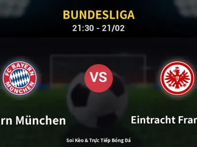 🔴 Trực Tiếp: Bayern München 2-0 Eintracht Frankfurt – Link Xem Bundesliga (Full HD)