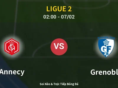 Kết Quả: Annecy 1-1 Grenoble – Highlight & Bàn Thắng | Ligue 2