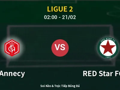 Kết Quả: Annecy 2-1 RED Star FC 93 – Highlight & Bàn Thắng | Ligue 2