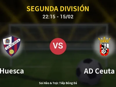 🔴 Trực Tiếp: Huesca 0-0 AD Ceuta FC – Link Xem Segunda División (Full HD)