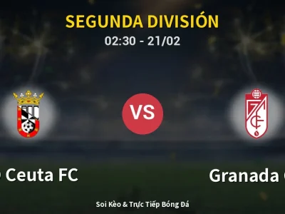 Kết Quả: AD Ceuta FC 2-1 Granada CF – Highlight & Bàn Thắng | Segunda División