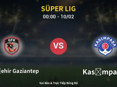 Kết Quả: Gazişehir Gaziantep 2-1 Kasımpaşa – Highlight & Bàn Thắng | Süper Lig