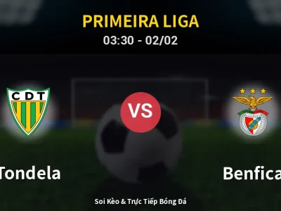 Kết Quả: Tondela 0-0 Benfica – Highlight & Bàn Thắng | Primeira Liga