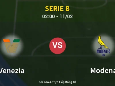 Kết Quả: Venezia 0-2 Modena – Highlight & Bàn Thắng | Serie B
