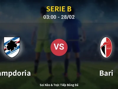 Kết Quả: Sampdoria 0-2 Bari – Highlight & Bàn Thắng | Serie B