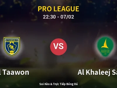 Soi Kèo Al Taawon vs Al Khaleej Saihat – 22:30 07/02 | Nhận Định, Dự Đoán Tỷ Số