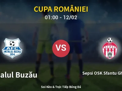 Kết Quả: Metalul Buzău 1-0 Sepsi OSK Sfantu Gheorghe – Highlight & Bàn Thắng | Cupa României