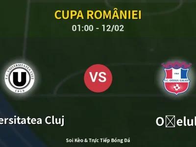 Kết Quả: Universitatea Cluj 2-0 Oţelul – Highlight & Bàn Thắng | Cupa României