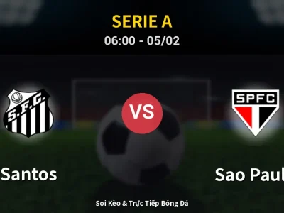 Kết Quả: Santos 1-1 Sao Paulo – Highlight & Bàn Thắng | Serie A