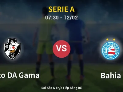 Kết Quả: Vasco DA Gama 0-1 Bahia – Highlight & Bàn Thắng | Serie A