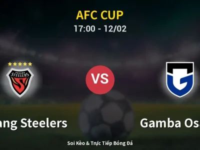 Kết Quả: Pohang Steelers 1-1 Gamba Osaka – Highlight & Bàn Thắng | AFC Cup