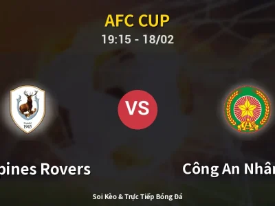 🔴 Trực Tiếp: Tampines Rovers 2-0 Công An Nhân Dân – Link Xem AFC Cup (Full HD)