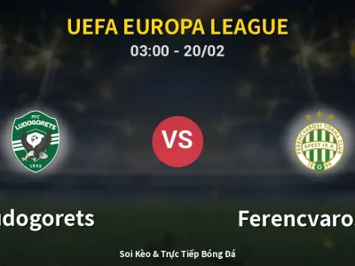 Kết Quả: Ludogorets 2-1 Ferencvarosi TC – Highlight & Bàn Thắng | UEFA Europa League