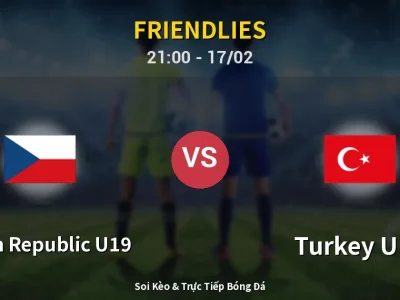 🔴 Trực Tiếp: Czech Republic U19 0-0 Turkey U19 – Link Xem Friendlies (Full HD)