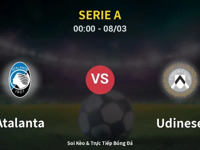 Kết Quả: Atalanta 2-2 Udinese – Highlight & Bàn Thắng | Serie A