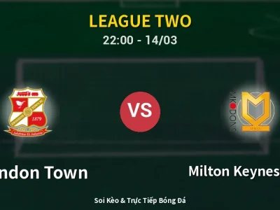 🔴 Trực Tiếp: Swindon Town 0-0 Milton Keynes Dons – Link Xem League Two (Full HD)