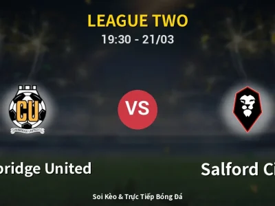 🔴 Trực Tiếp: Cambridge United 1-0 Salford City – Link Xem League Two (Full HD)