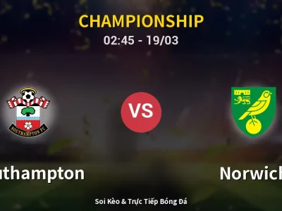Kết Quả: Southampton 1-0 Norwich – Highlight & Bàn Thắng | Championship