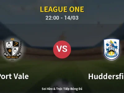 🔴 Trực Tiếp: Port Vale 0-0 Huddersfield – Link Xem League One (Full HD)