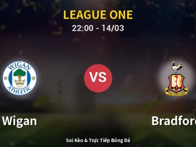 🔴 Trực Tiếp: Wigan 1-0 Bradford – Link Xem League One (Full HD)