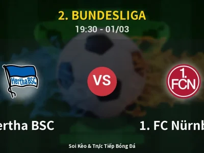 Kết Quả: Hertha BSC 2-1 1. FC Nürnberg – Highlight & Bàn Thắng | 2. Bundesliga