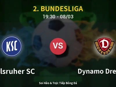 🔴 Trực Tiếp: Karlsruher SC 1-3 Dynamo Dresden – Link Xem 2. Bundesliga (Full HD)