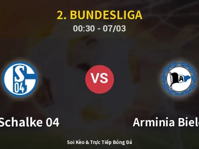 Kết Quả: FC Schalke 04 1-0 Arminia Bielefeld – Highlight & Bàn Thắng | 2. Bundesliga