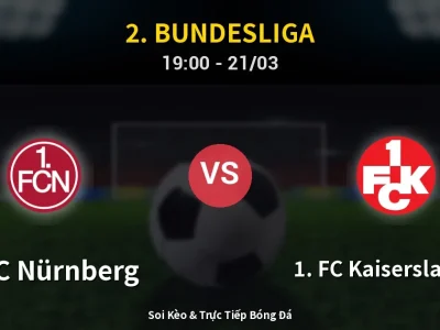 Kết Quả: 1. FC Nürnberg 3-0 1. FC Kaiserslautern – Highlight & Bàn Thắng | 2. Bundesliga