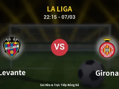 Soi Kèo Levante vs Girona – 22:15 07/03 | Nhận Định, Dự Đoán Tỷ Số